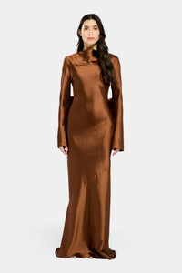 Bow Dress – Chestnut
